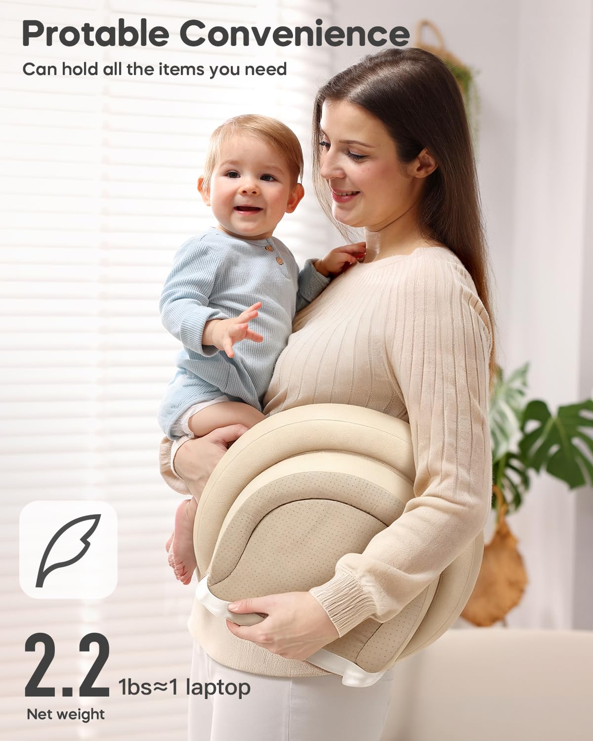 Mametepe baby changing pad adjustable safety strap offers secure positioning.