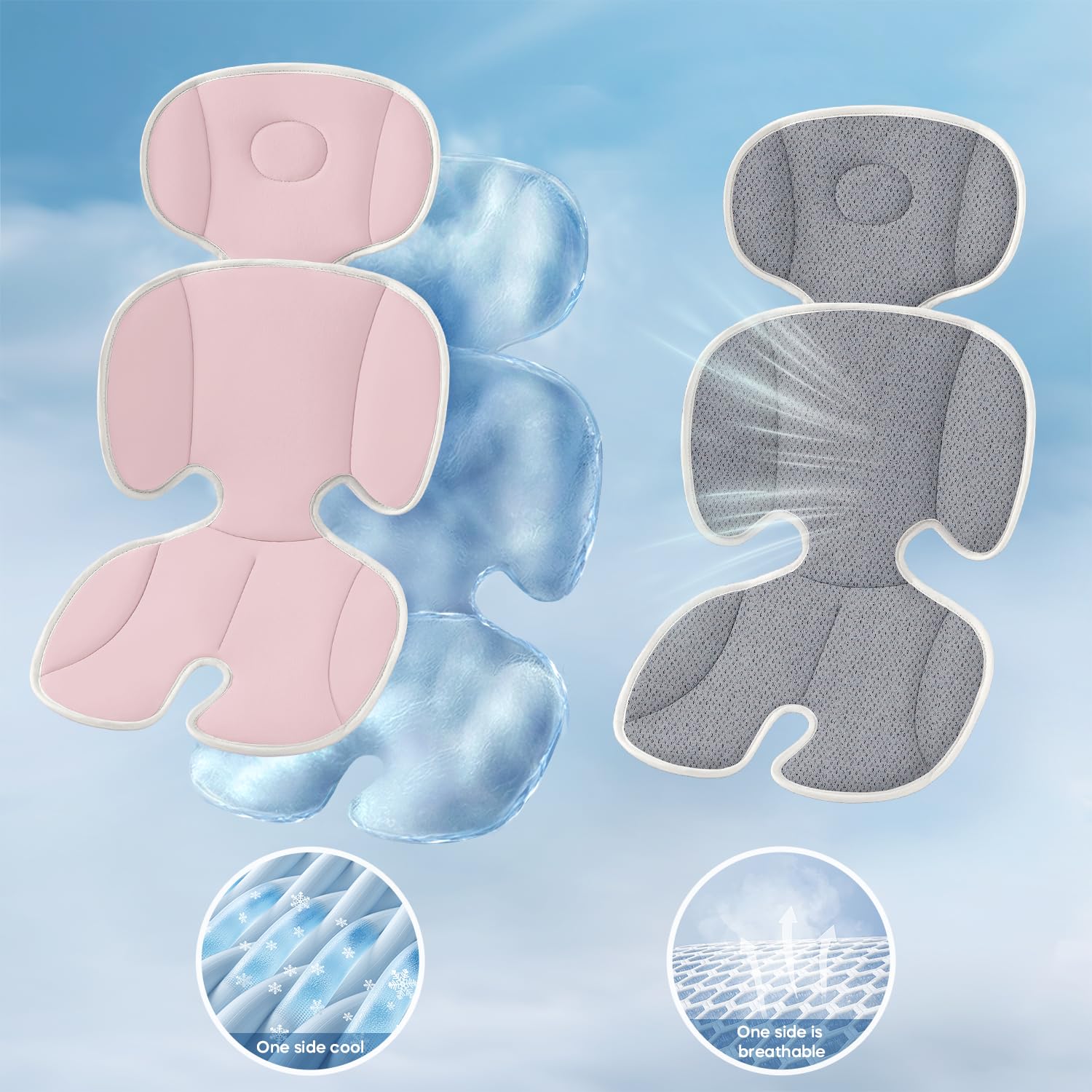 mamatepe cooling pad back ventilation detail promoting airflow