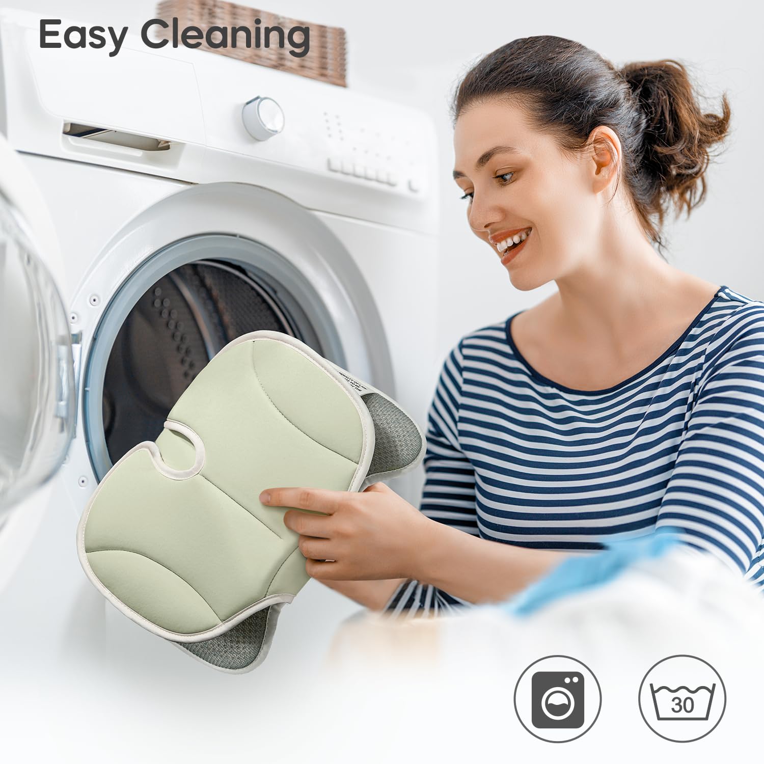 mamatepe cooling pad machine-washable front panel for easy cleaning