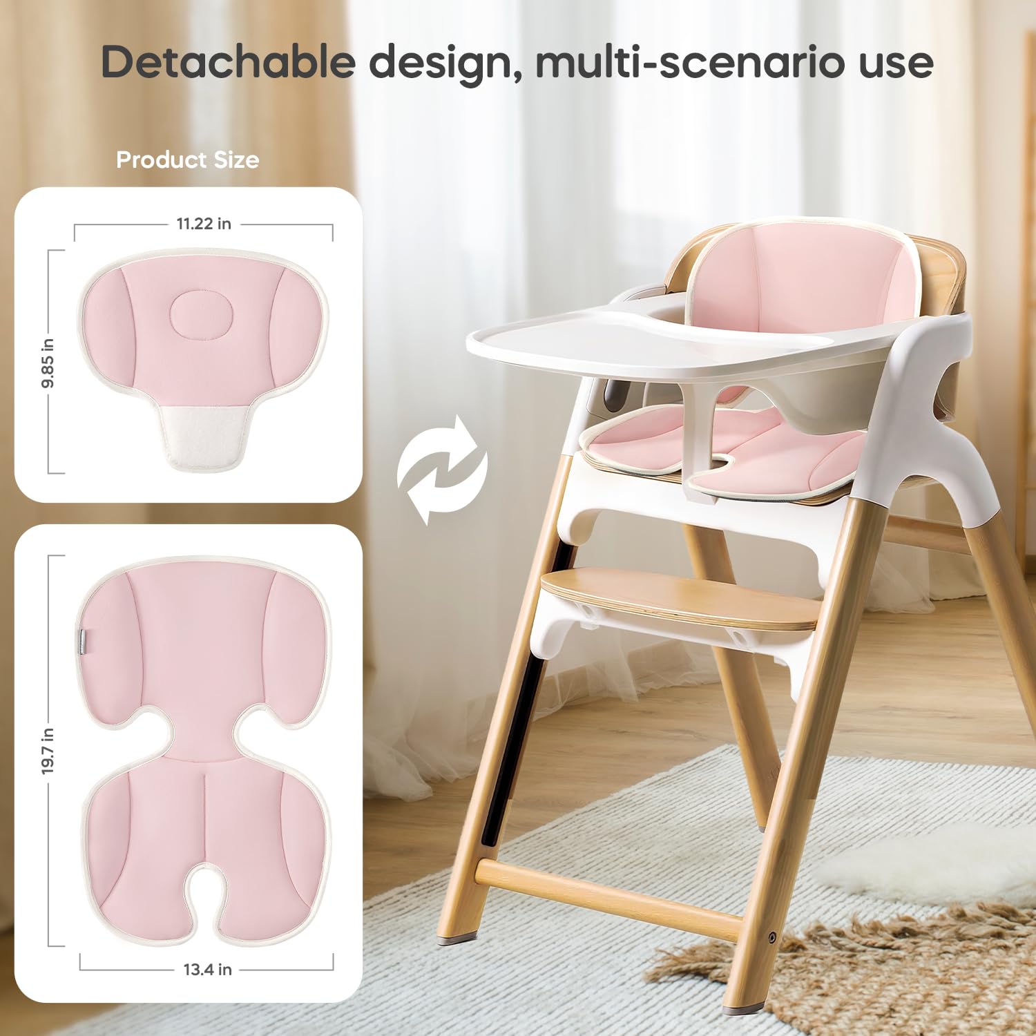 mamatepe cooling pad two-piece design for easy removal and washing