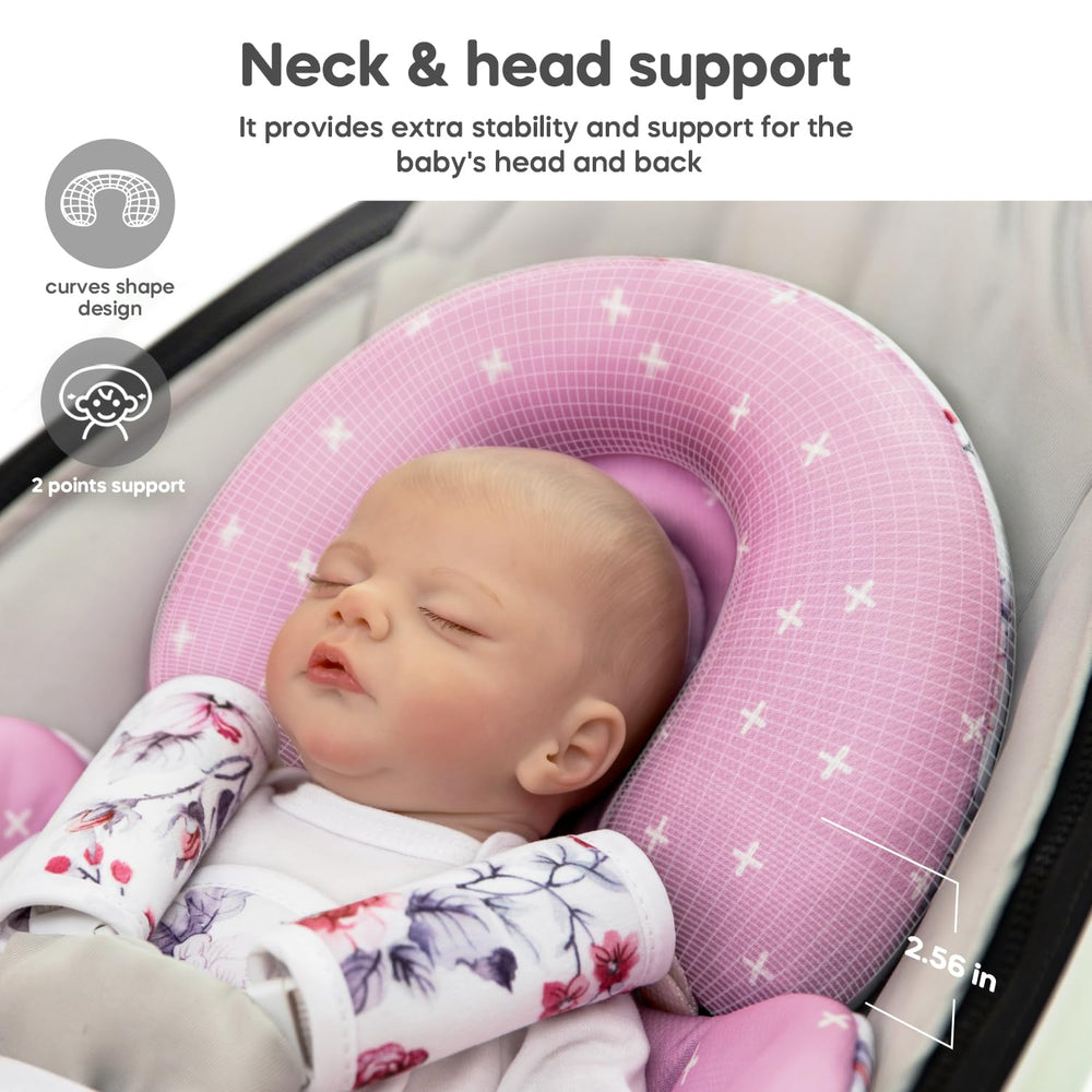 Mamatepe reversible plush and mesh sides offer all-season comfort for babies.