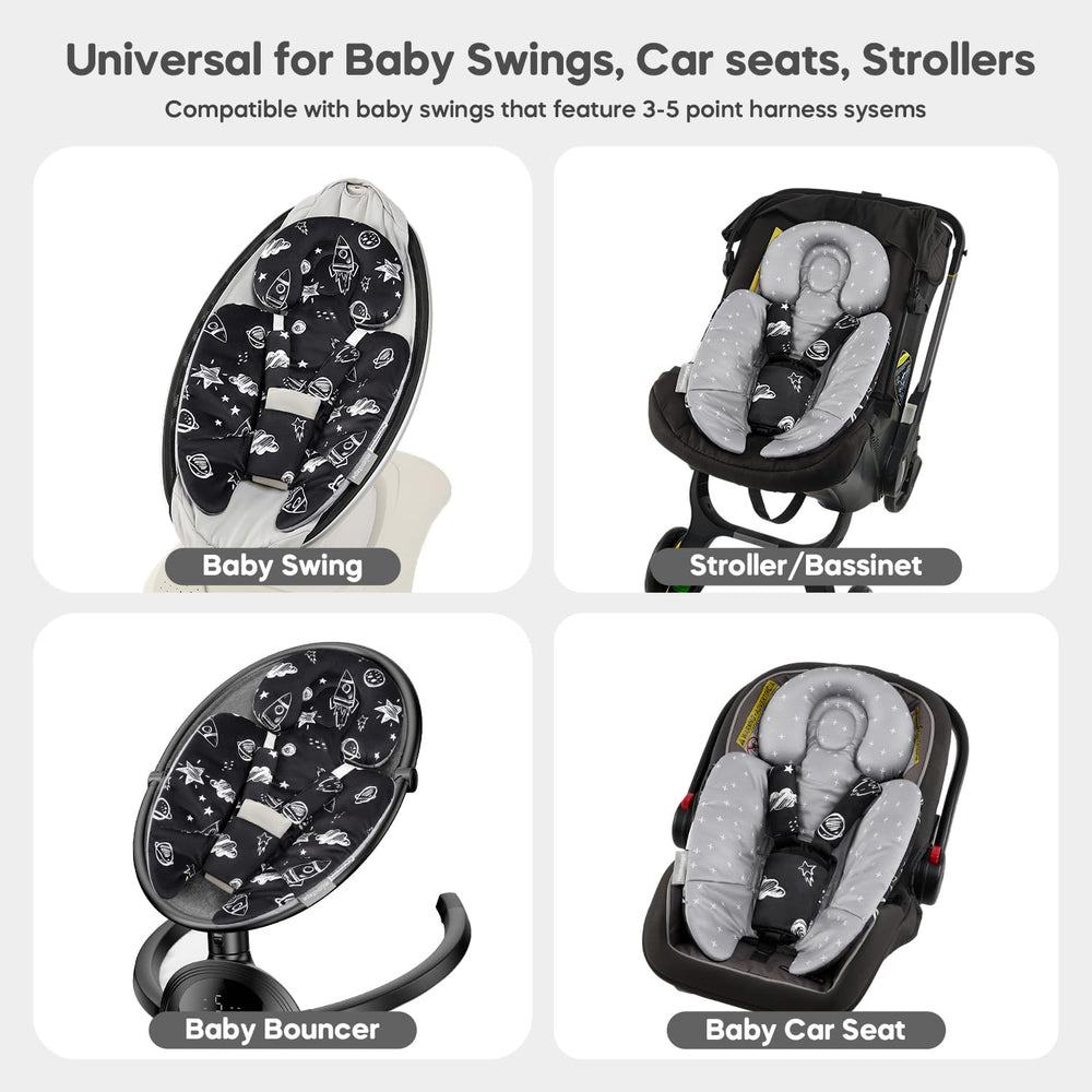 Mamatepe strap covers reduce friction on shoulders and crotch.
