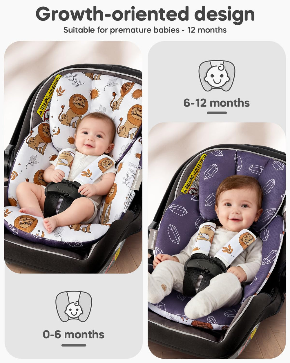 mamatepe preemie newborn insert winter side for cozy temperature control