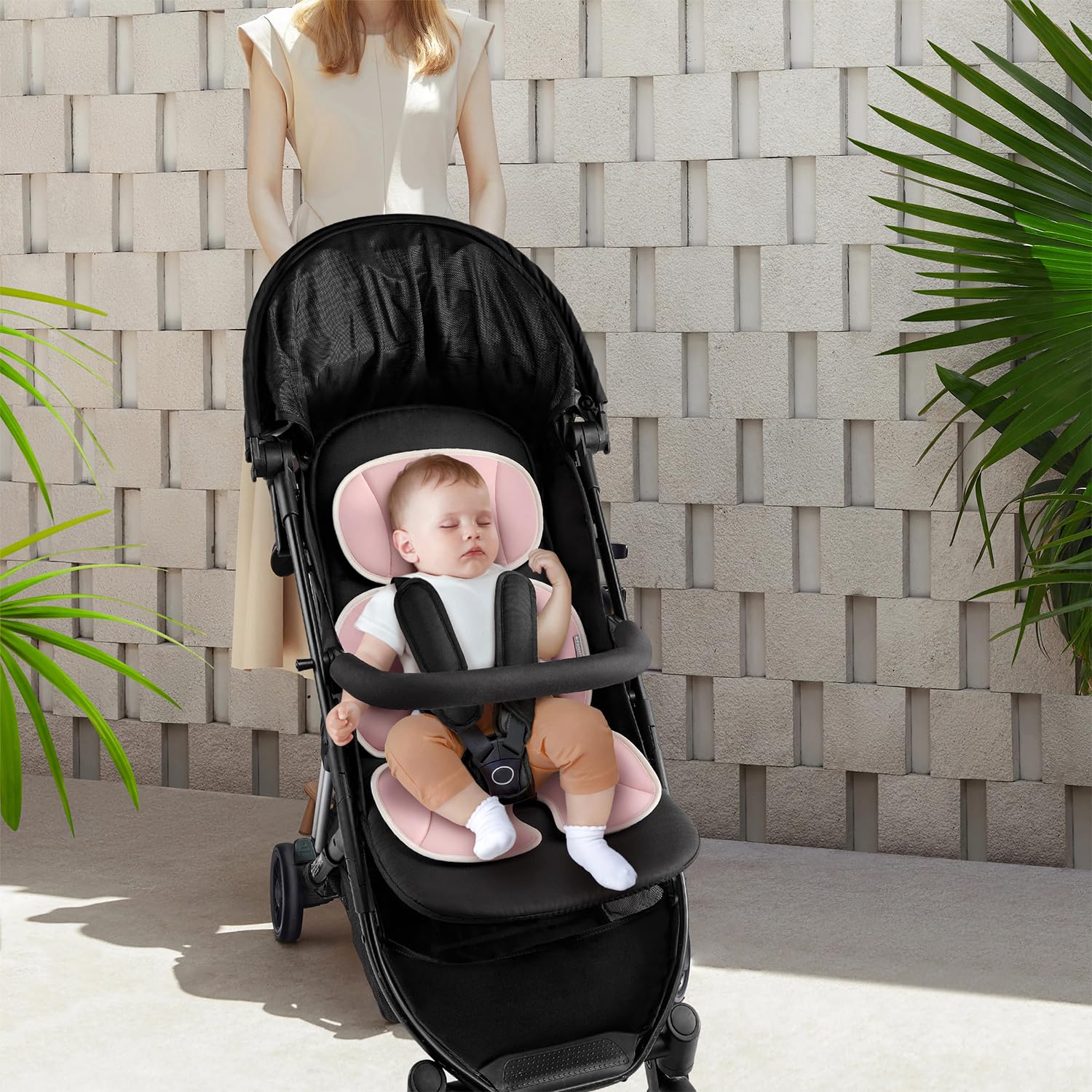 mamatepe safe-baby application on-the-go with strap cutouts