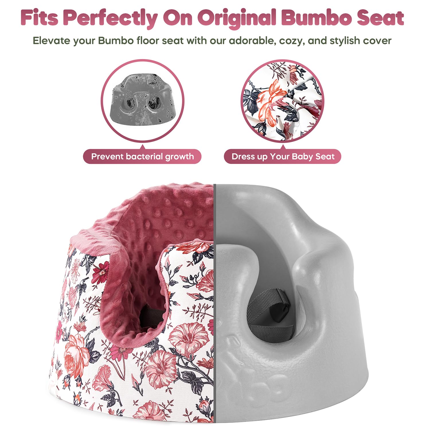 mamatepe seat cover provides cozy comfort across boosters and seats.