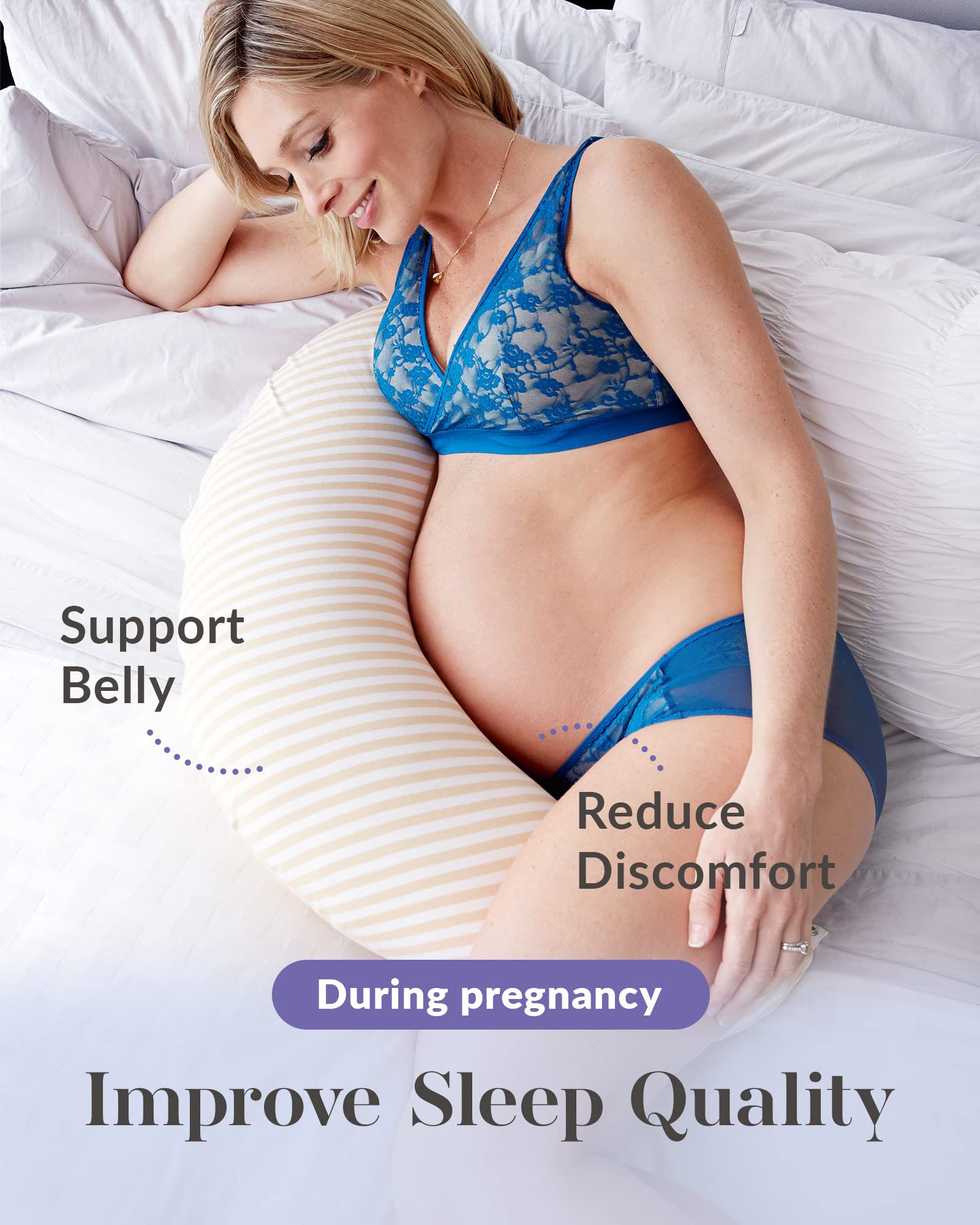 Mamaway breathable-foam core offers year-round temperature regulation for comfort.