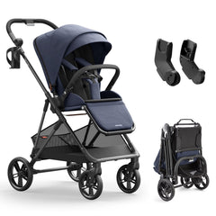 MAMAZING Air Lux stroller with carbon frame for lightweight, strong everyday use.