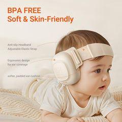 MAMAZING ear muffs with pre-attached cups for quick wear