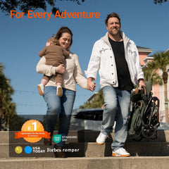 MAMAZING carbon fiber frame highlights durable, ultra-light construction for on-the-go families.