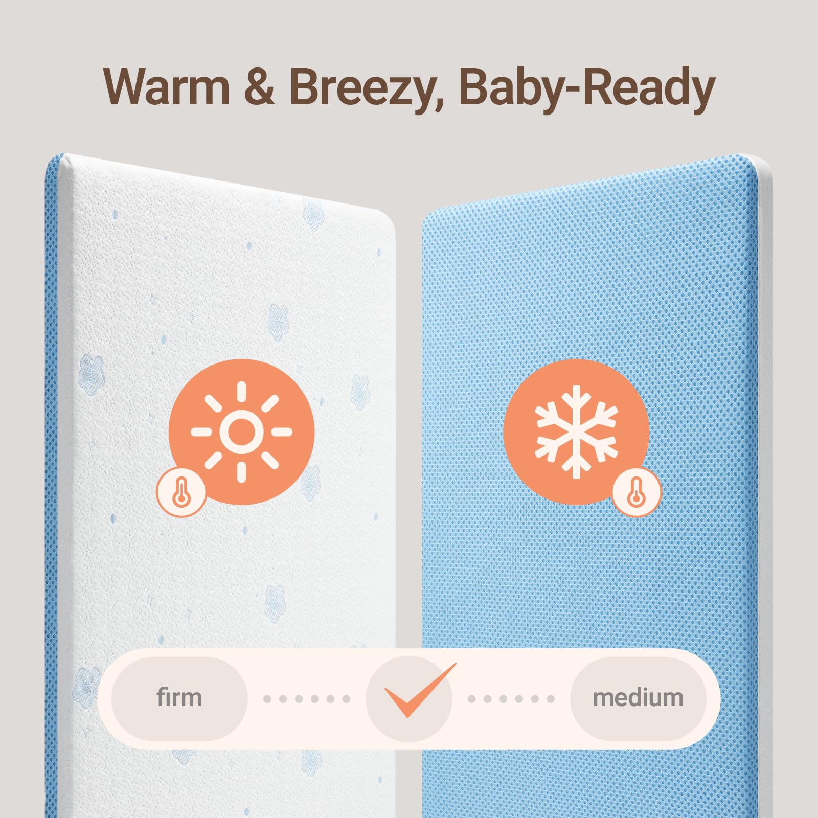 MAMAZING cleaning-friendly design with machine-washable cover.