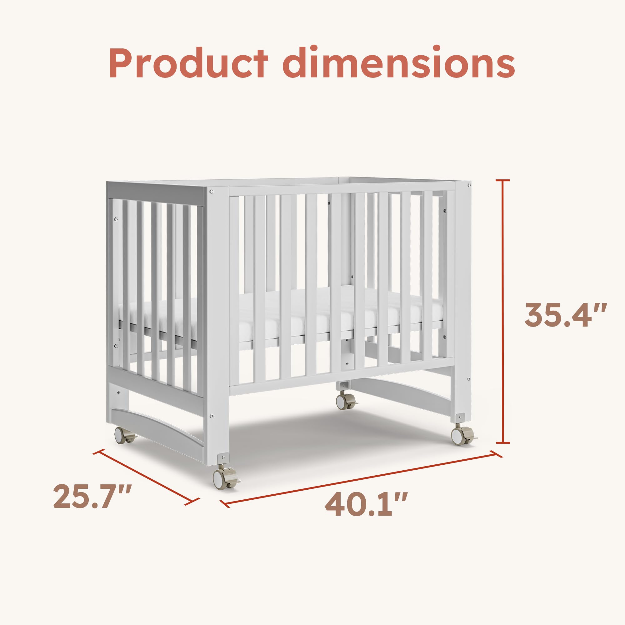 MAMAZING Evonest mattress compatibility ensures a precise fit with mini mattresses