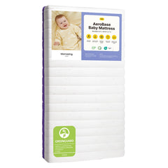 MAMAZING SleepBond technology image highlights micro-support points for better baby spinal alignment.