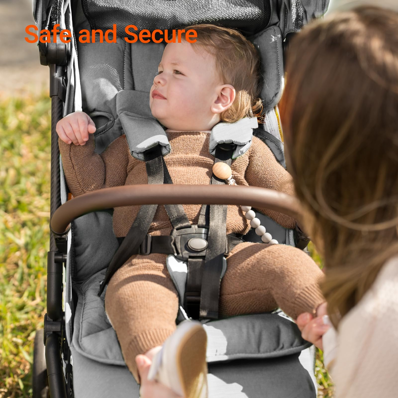 MAMAZING suitable from 6 months to 50 pounds supports growing toddlers.