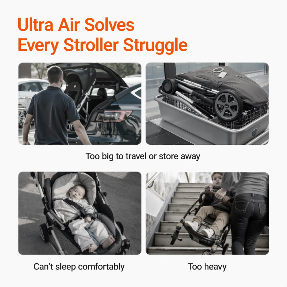 MAMAZING stroller supports toddlers up to 50 pounds for growing families.