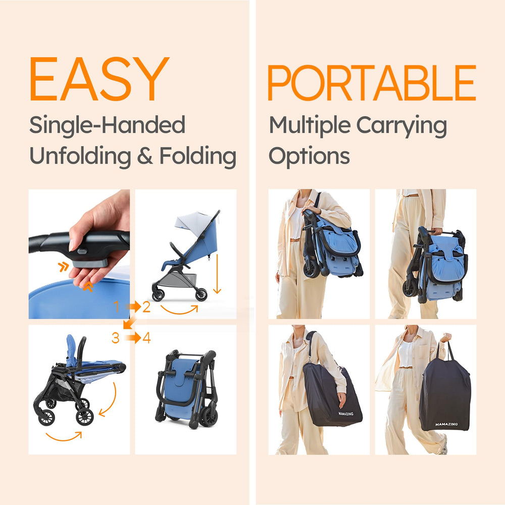 MAMAZING Ultra Air X travel bag protects stroller on the go.