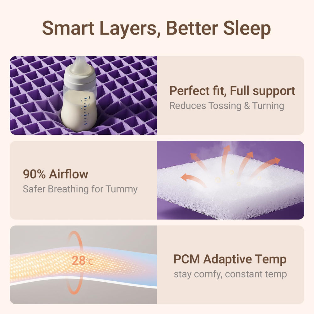 MAMAZING washable mattress core image underscores easy cleaning and long-lasting hygiene.
