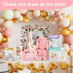 MAMBAKOTR included wooden hangers ready to display tiny outfits and create a nursery vignette.