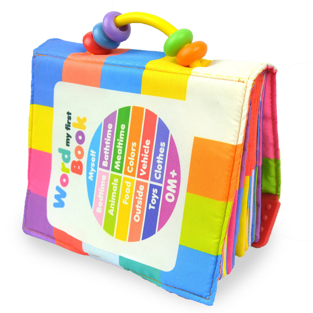 MAMMA Kiddie baby soft activity book colorful illustrations spark early reading interest.
