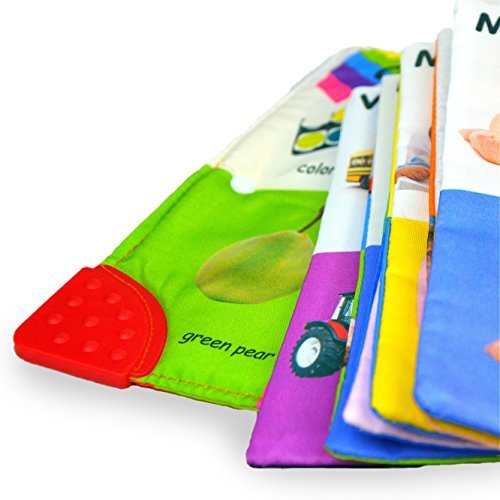 MAMMA Kiddie baby soft activity book early vocabulary prompts invite simple word play.