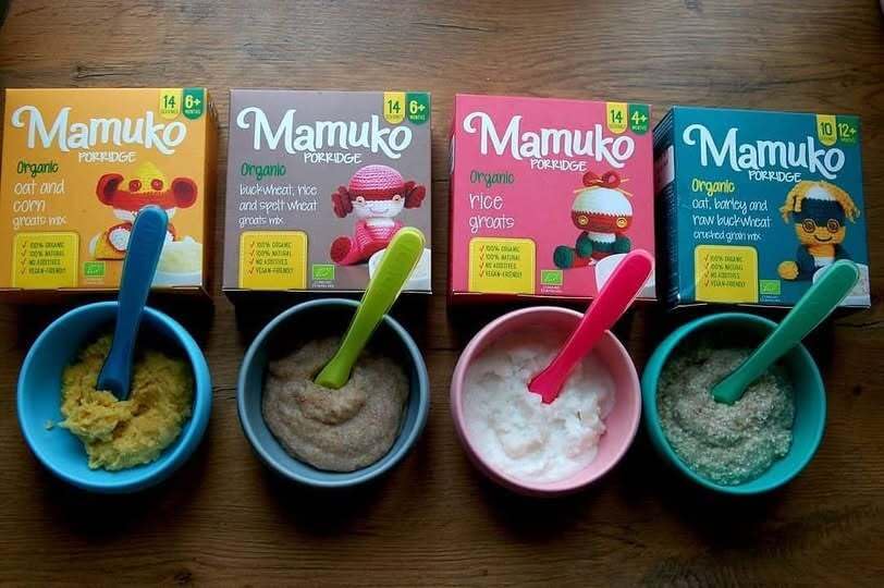 Mamuko porridge developed with EU experts for trusted nutritional guidance.