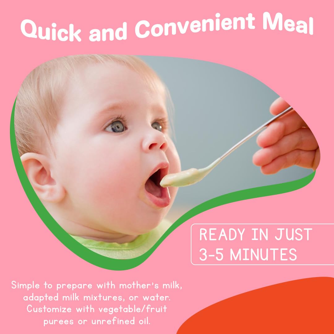 Mamuko porridge no sugar added label signals natural sweetness suitable for early meals.