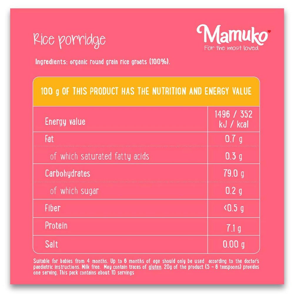 Mamuko porridge texture close-up reveals creamy, high-fiber consistency ideal for soft spoon feeding.
