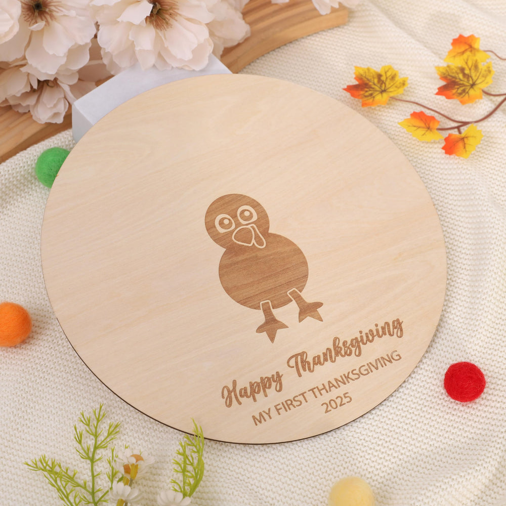 MAMUXI baby’s first Thanksgiving sign perfect keepsake gift
