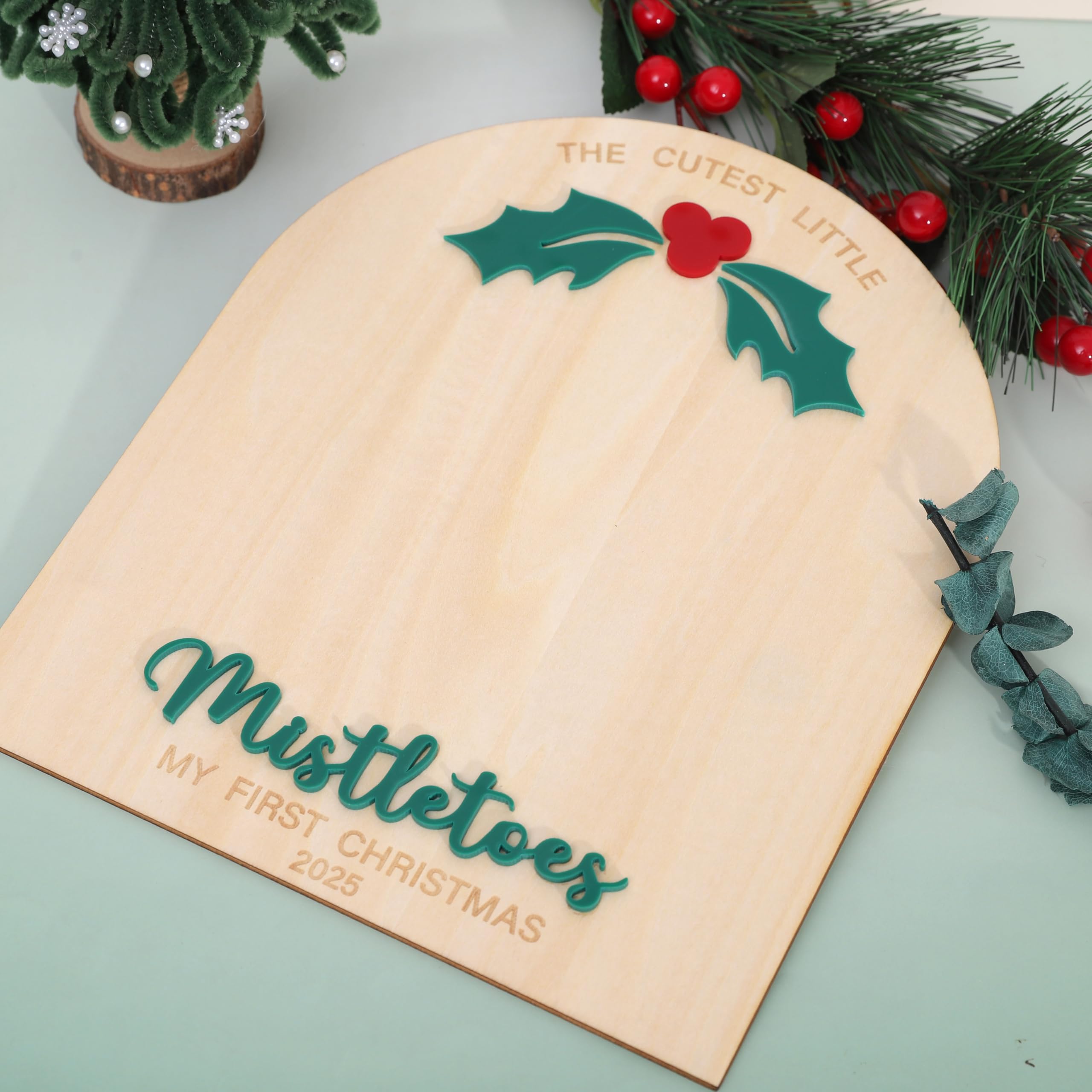 MAMUXI grandparents gift keepsake footprint for multi generational keepsake
