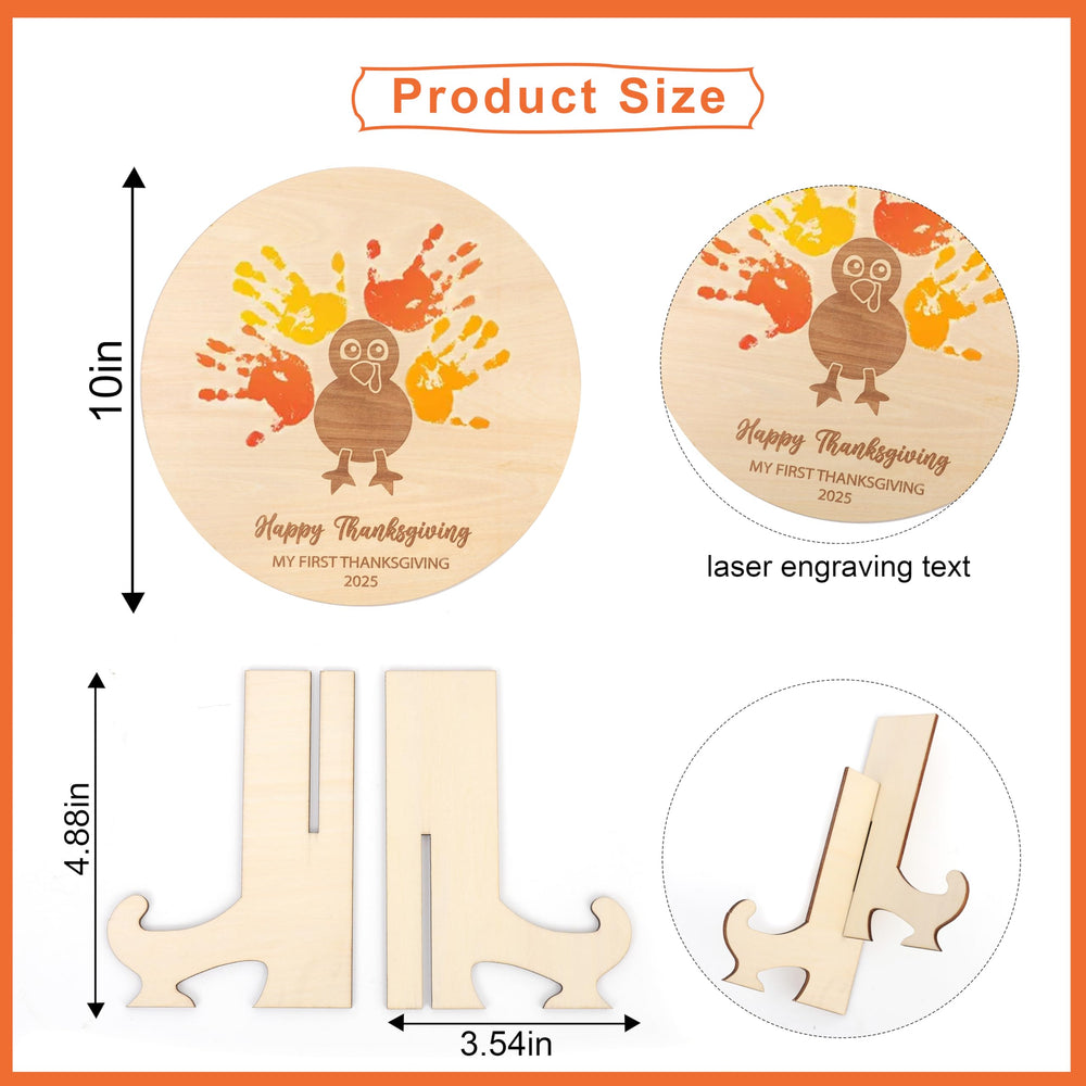 MAMUXI Thanksgiving board natural wood detail highlighting durable keepsake quality