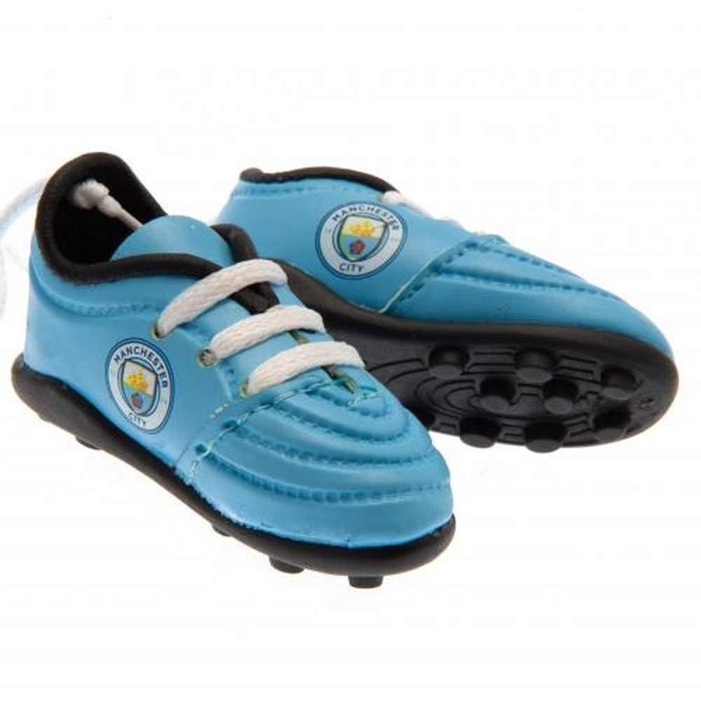 Man City FC Boots Car Hanger in use—hangs boots securely during road trips