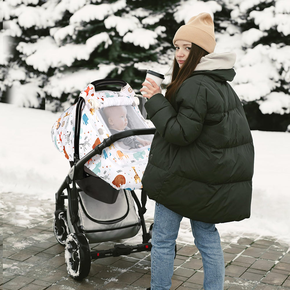 Man Fai Sky gift-ready baby car seat cover for new moms
