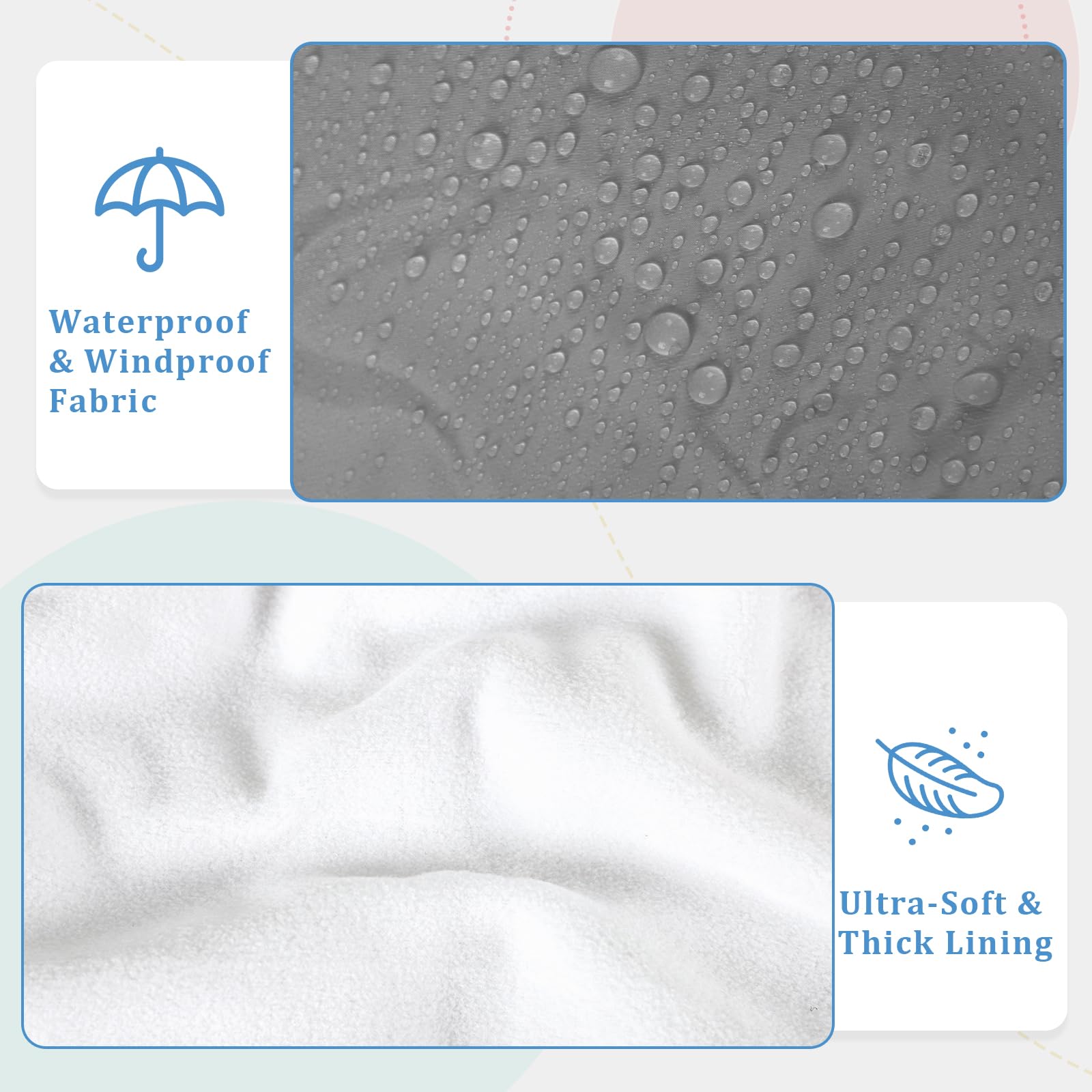 Man Fai Sky universal grey car seat cover installs quickly for busy parents.