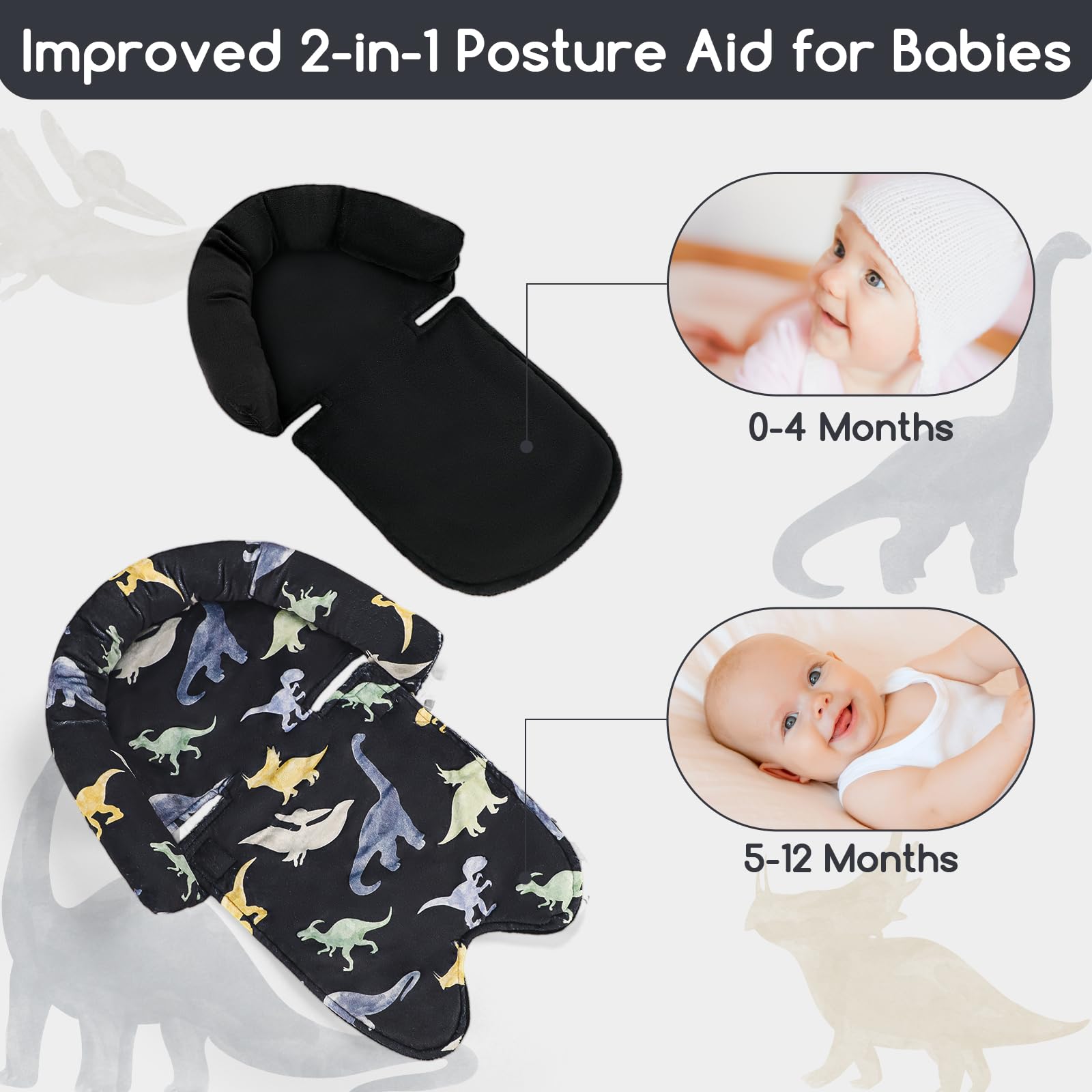 Man Fai Sky compatible with car seats, strollers, swings and bouncers for versatile use.