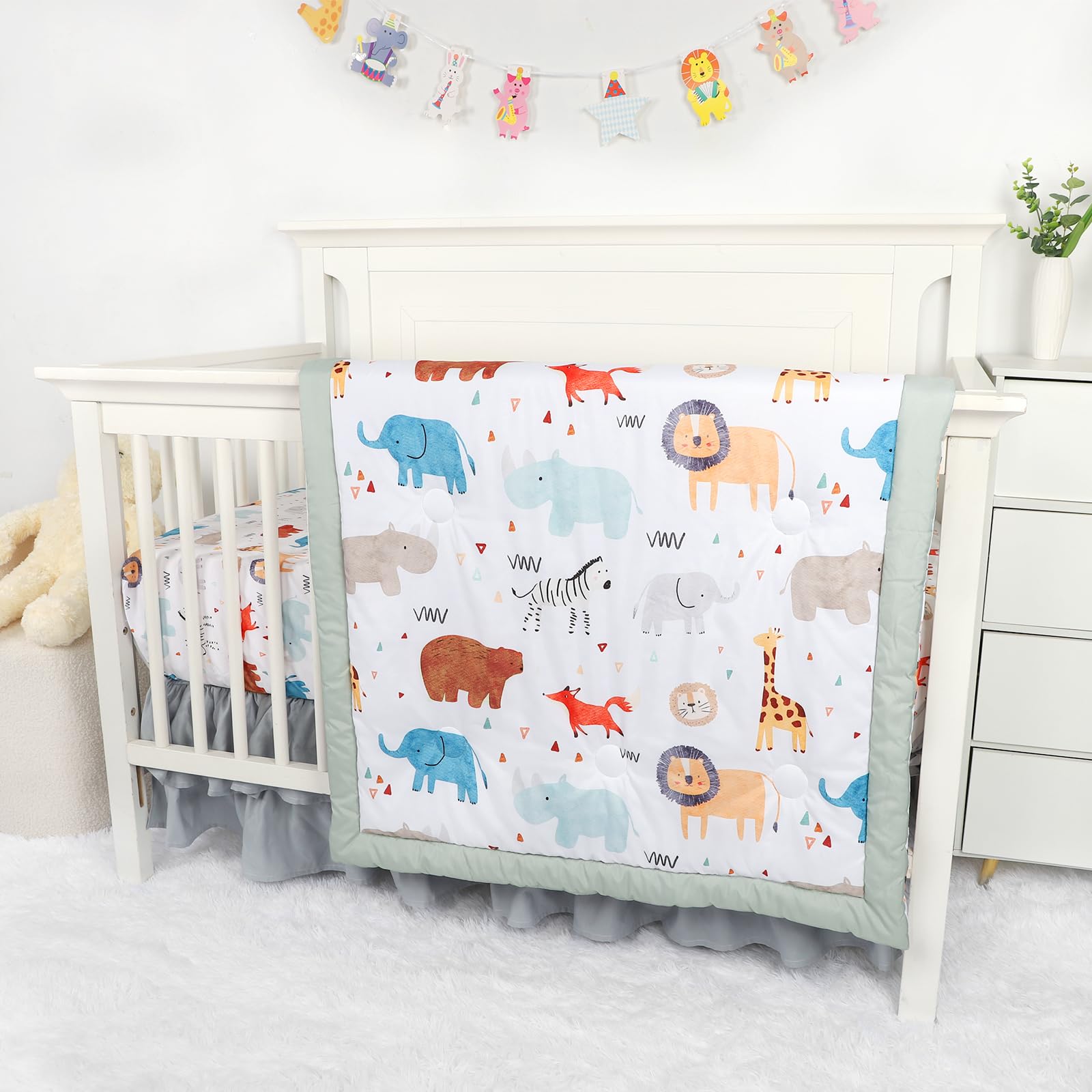 Man Fai Sky gift-ready crib bedding for new moms