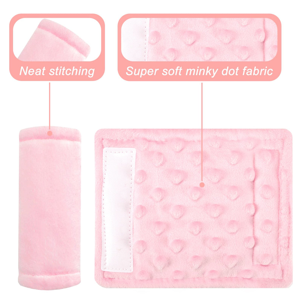 Man Fai Sky hip-support pink strap pad helps prevent rubbing during car trips