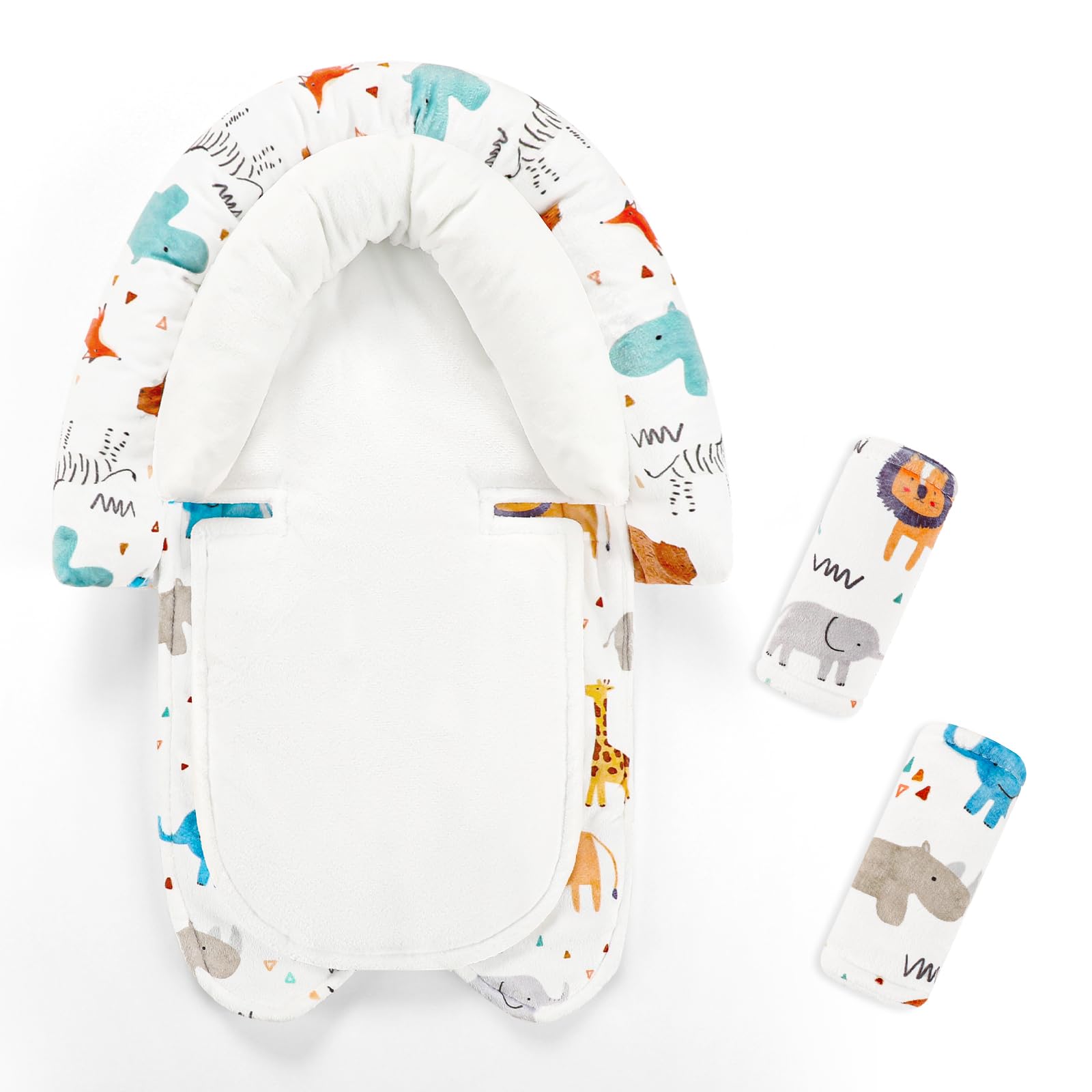 Man Fai Sky infant car seat insert head support offers gentle stabilization