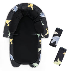 Man Fai Sky infant car seat insert with head support for gentle neck stability in car seats.