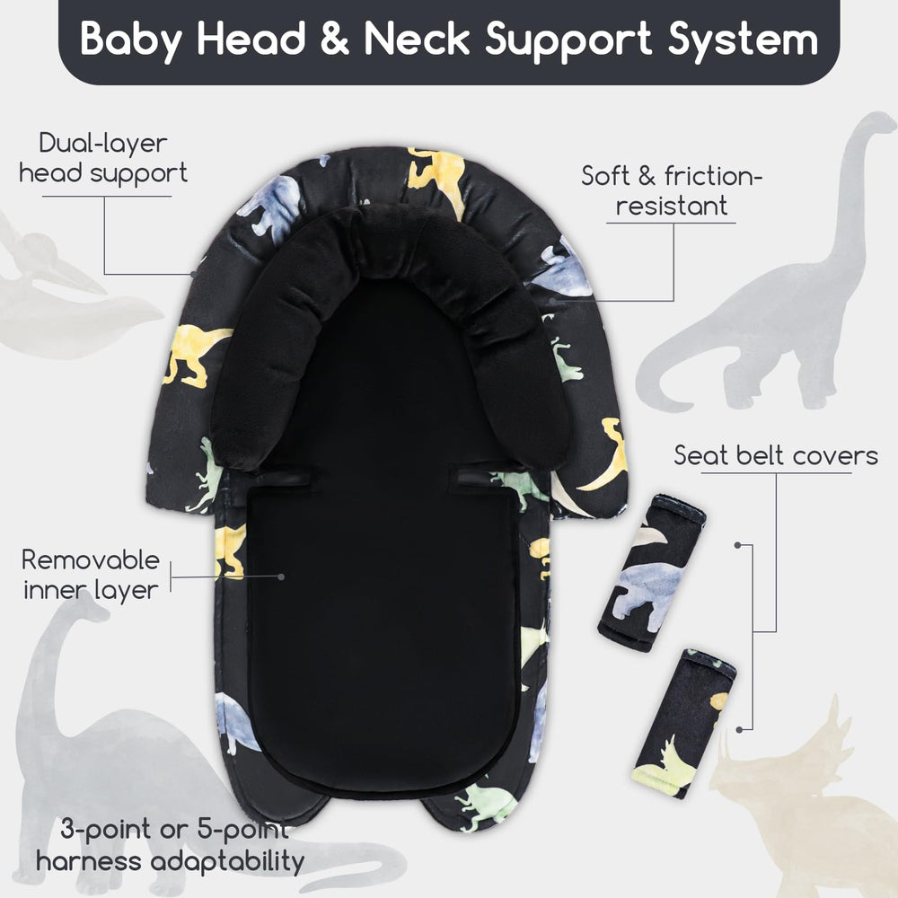 Man Fai Sky newborn car seat cushion soft plush for ultra soft, comfortable rides.