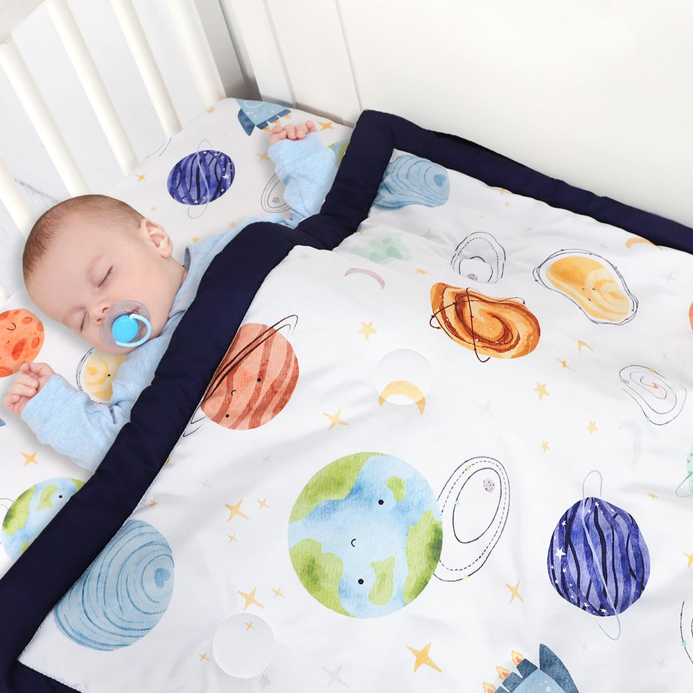 Man Fai Sky planets nursery colors – creates a calm, inviting space
