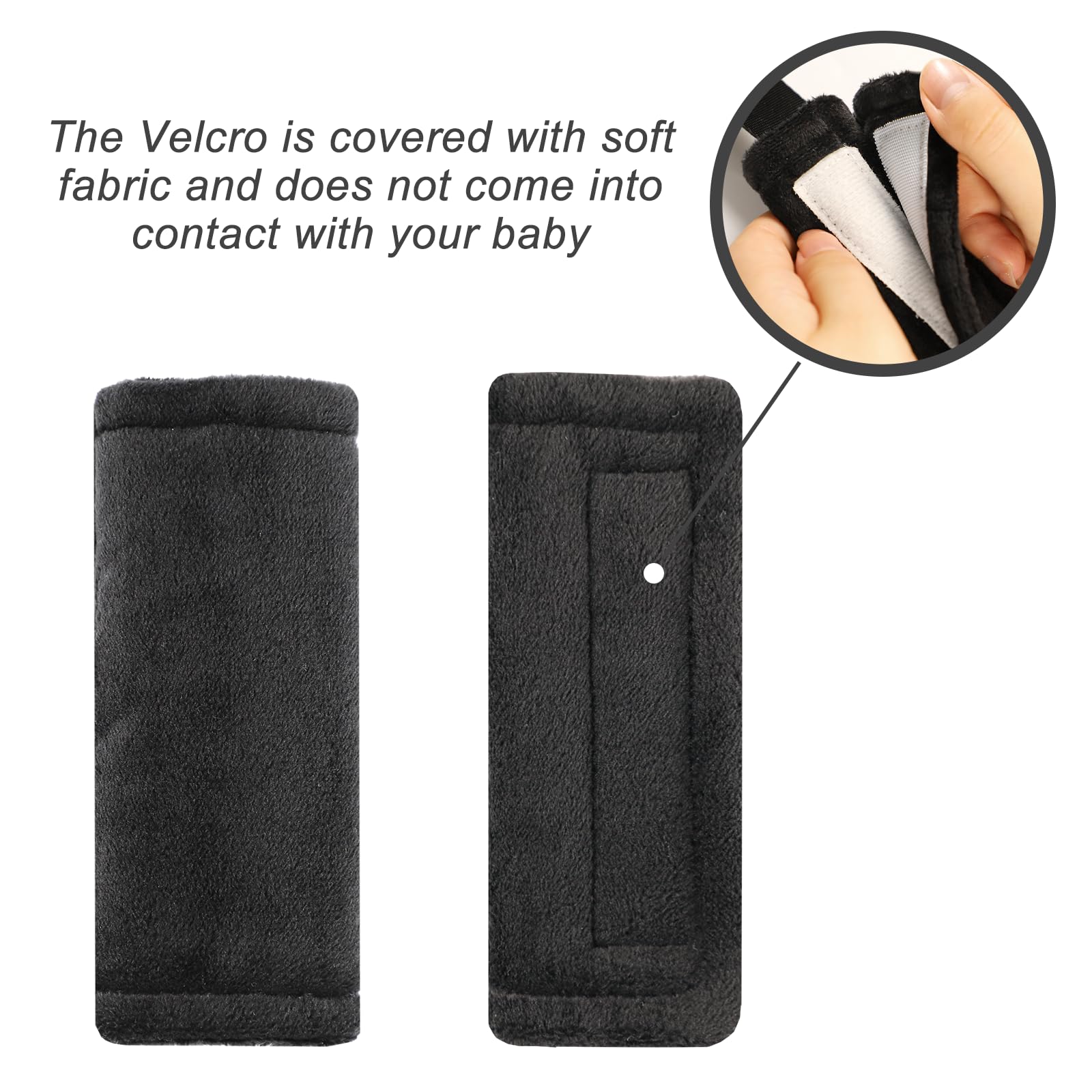 Man Fai Sky plush fabric with minky dot black adds ultra-soft touch