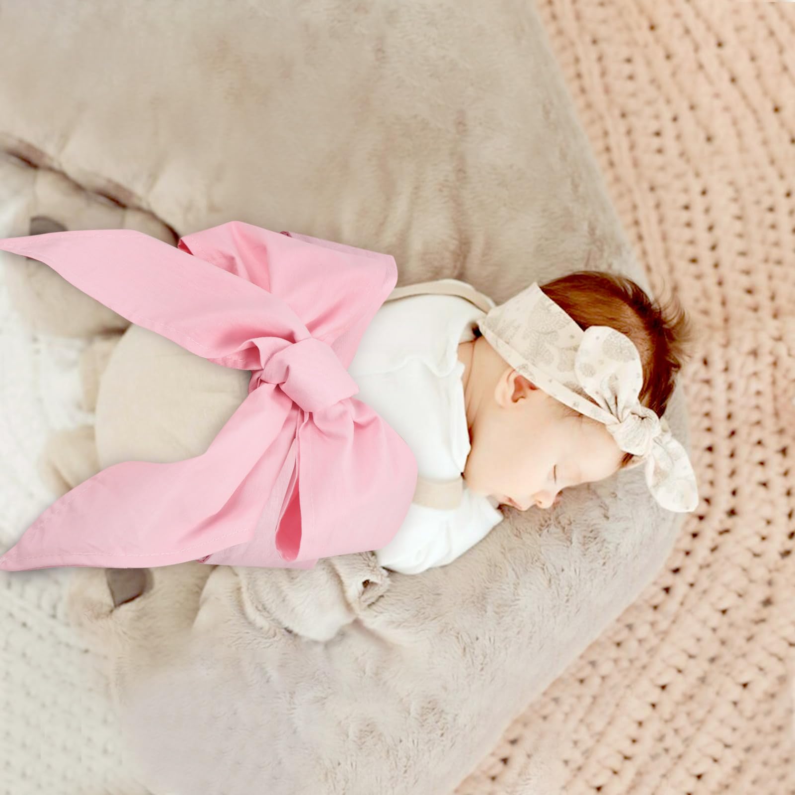 Man Fai Sky soft cotton texture close-up, gentle on baby skin.