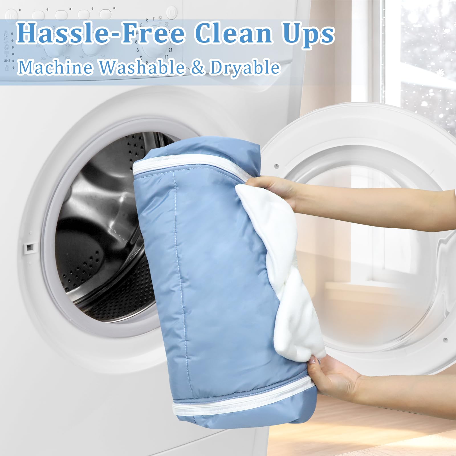 Man Fai Sky universal-fit demonstrates quick, snug installation on most car seats.