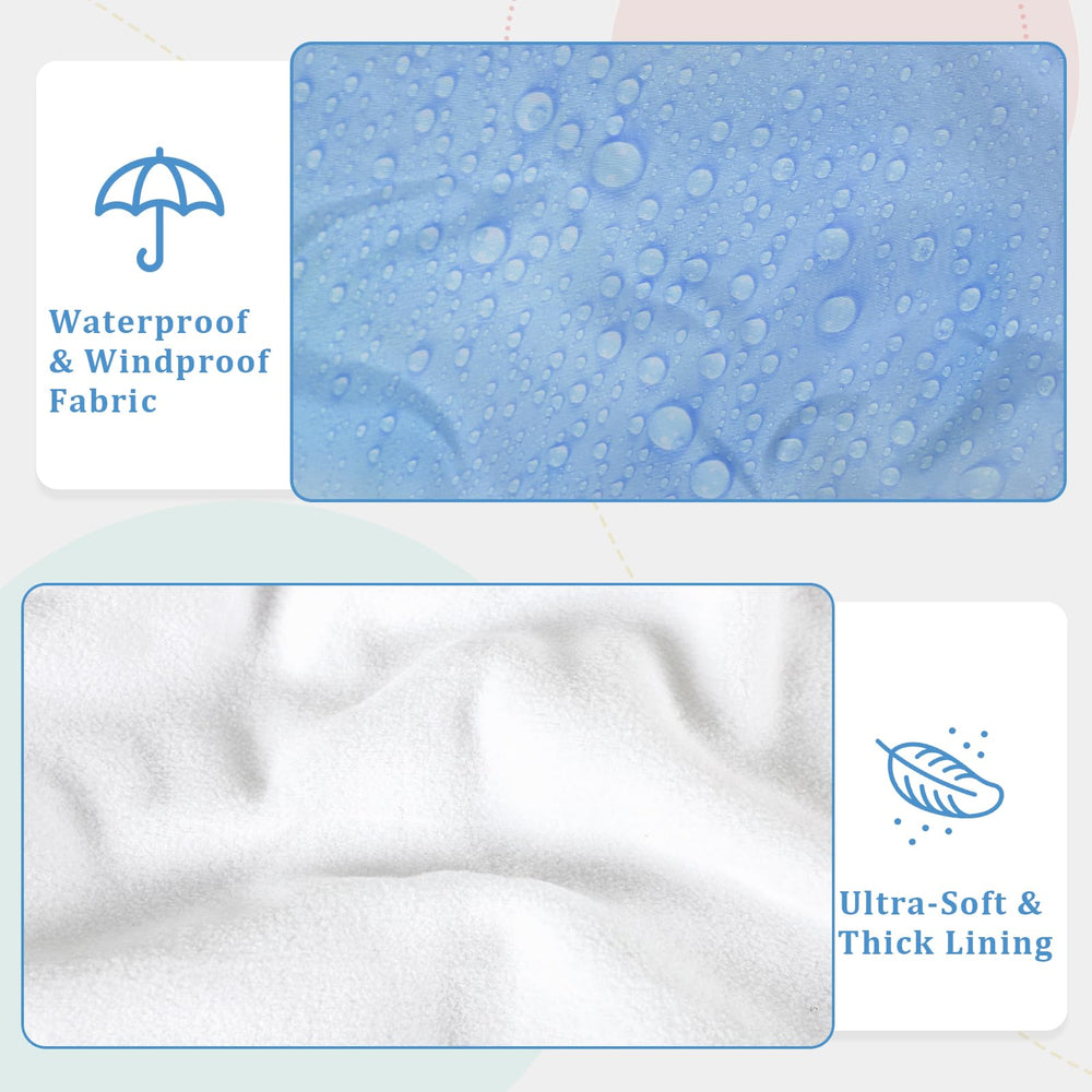 Man Fai Sky windproof nylon emphasizes outdoor wind protection for babies.