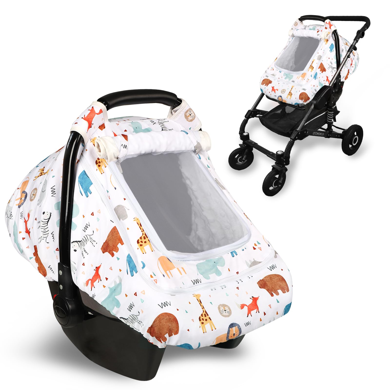 Man Fai Sky winter car seat cover with full 360° coverage for privacy
