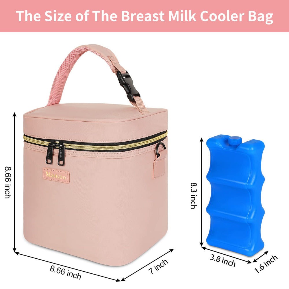 Mancro cooler bag insulation layer keeps contents cool for hours