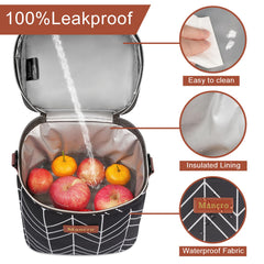 Mancro cooler bag doubles as lunch or pump bag for versatile daily use.