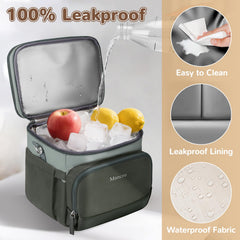 Mancro Breastmilk Cooler Bag features multiple compartments for quick access to essentials