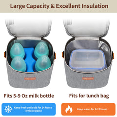 Mancro leak-proof cooler bag highlighting durable, leak-resistant construction.