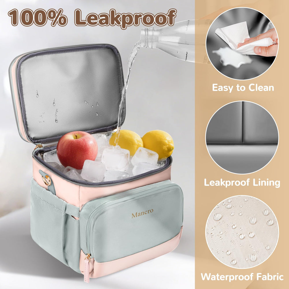 Mancro removable ice pack demonstrates cooling for outings