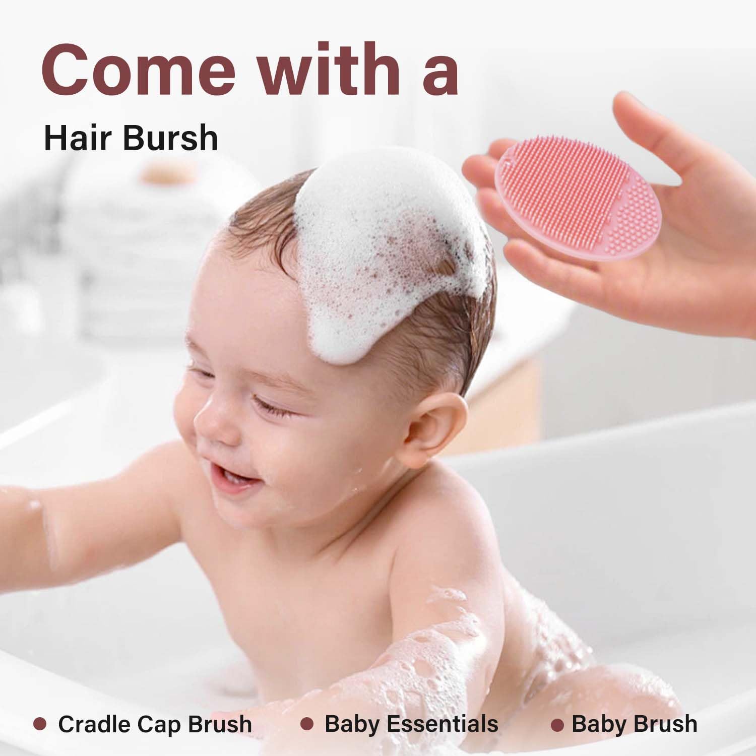 mandoo Baby Bath Rinse Cup made of food-grade silicone for safe bath time